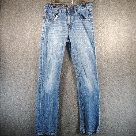 GAP Other - Gap Kids Jeans Boys 16 Slim Straight Fit Light Wash Pocket Accent‎ Heavy Duty